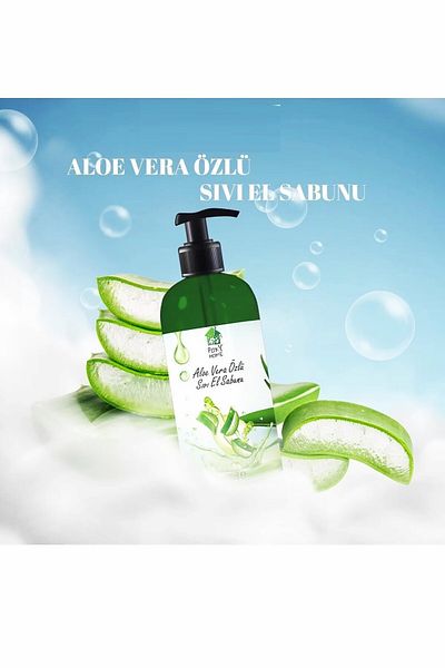Poxy Aloe Vera Extract Liquid Hand Soap 400 ml