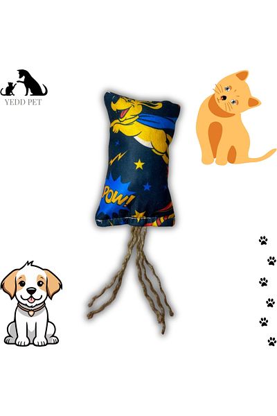 YEDD Cat Dog Toy with Catnip Pet Herb Stress Catching Teething Toy