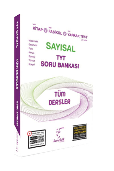 Karekök Yayınları TYT Sayısal Tüm Dersler KAMP Kitabı (Yeni Baskı)
