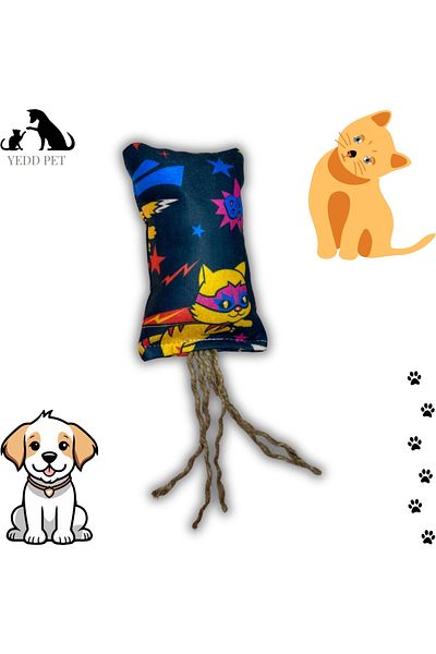 YEDD Cat Dog Toy with Catnip Pet Herb Stress Catching Teething Toy