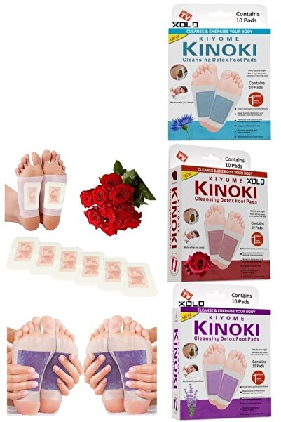 xolo 3 Set 30 Adet Ayak Bandı Seti Detox Foot Patch XLGLO