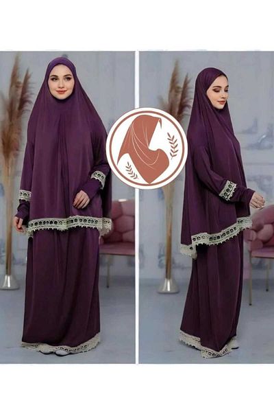 Kutay Collection Women's Prayer Dress with Headscarf Two Pieces