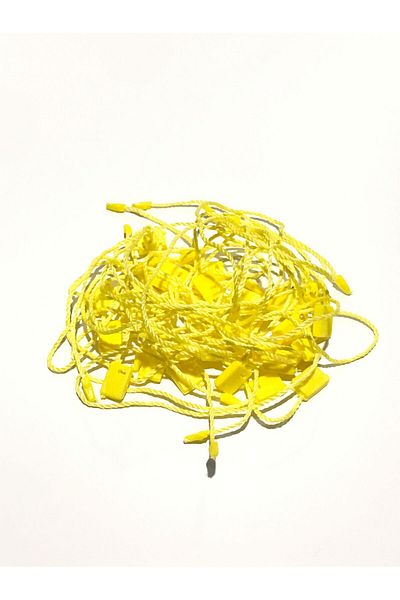 Grdall 150 Pieces - Locked Thread - Product Thread - Locked Label Thread - Yellow Color