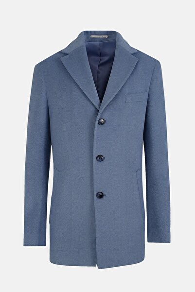 Uki 3 Düğme Mono Yaka Kaban