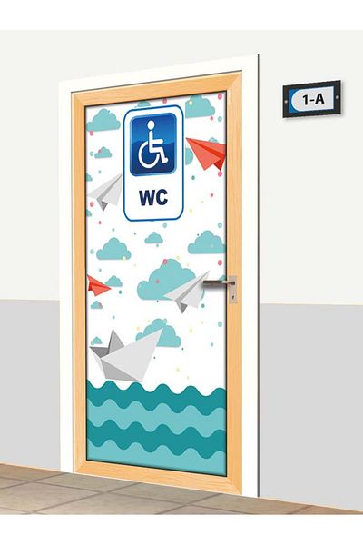 SINIF SEPETİ Σχολική Πόρτα Φόρεμα - ΑμεΑ WC - K1156
