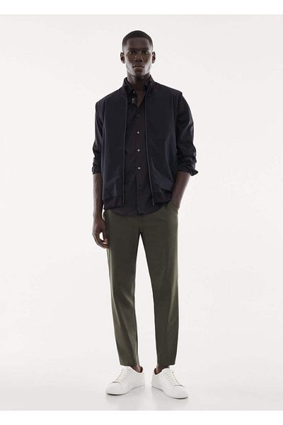 MANGO Man Cămașă stretch din bumbac, slim fit