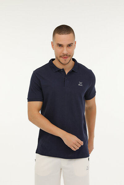 Kinetix M-SN328 T-SHIRT 4FX Lacivert Erkek Kısa Kol T-Shirt