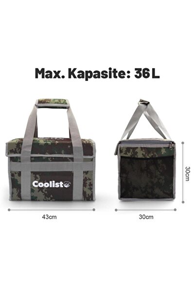 Coolist Cl36c 36 Litre Katlanabilir Termos Bez Çanta / Buzluk