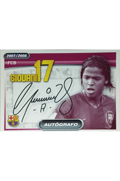 Panini GIOUANI AUTOGRAFO STICKER