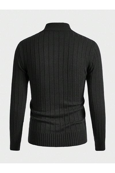 YNGMENCLASS TROPHY HALF FISHER tricotaje licrale pulover pe jumatate de gat