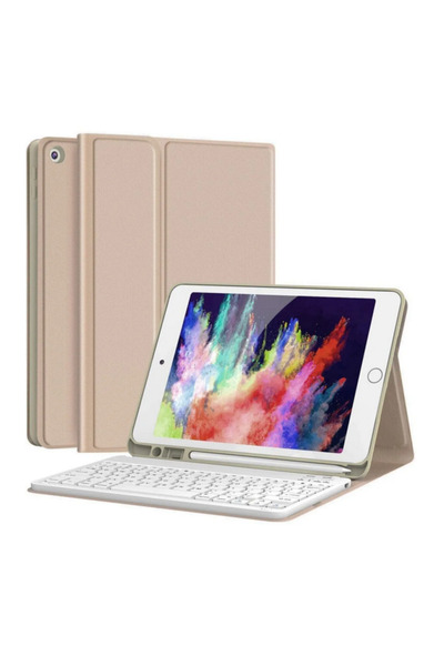 UnDePlus Samsung Galaxy Tab S6 Lite 2024 P620 P610 Kılıf Uyumlu Kablosuz Klav...