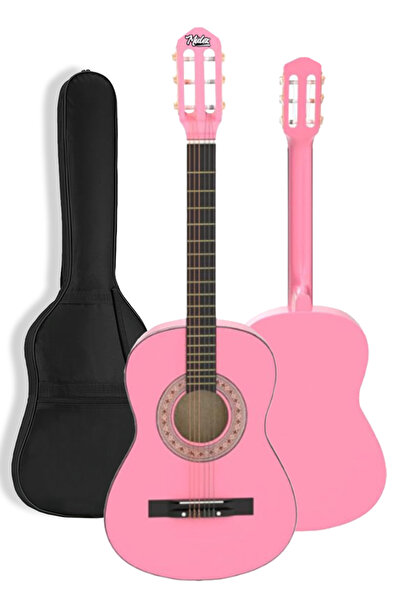 Midex Cg-36pk kaliteli 36" 3/4 Juniur Çocuk Gitarı 8-12 Yaş Arası Çanta Askı Capo Nota Sticker Pena Metod