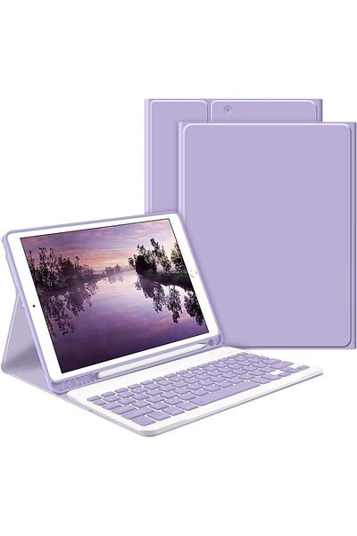 UnDePlus Case for Samsung Galaxy Tab S7 FE S7 Plus S8 Plus 12.4" Case with Wireless Keyboard Mobax X800 T730 T970