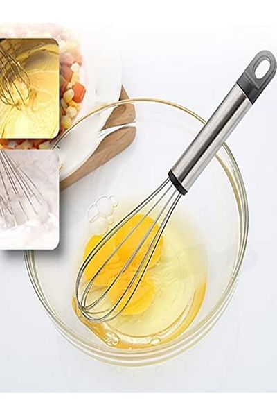 LOVYCO Stainless Steel Whisk Practical Kitchen Gadget, Meal Prep Whisk 30 Cm