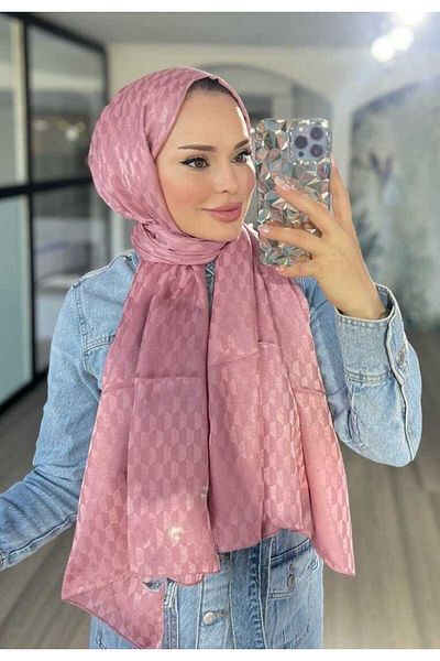 VALORSCARF Σάλι ANASON QOZA PATTERN SILKY JACQUARD