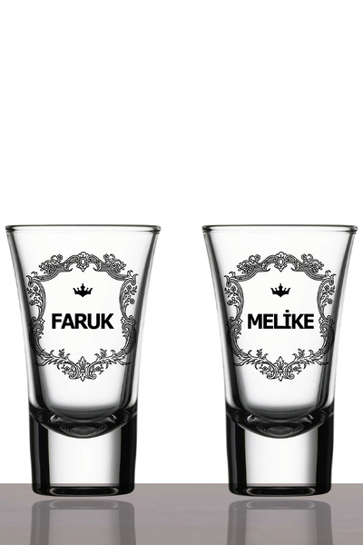 KadehSepeti Kişiye Özel İsimli Arma Shot Bardağı
