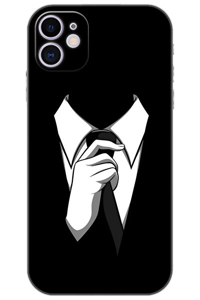 iPhone 11 Compatible Case Pattern Printed Silicone Mystery Man NGO:611 CP-jhtKEcX