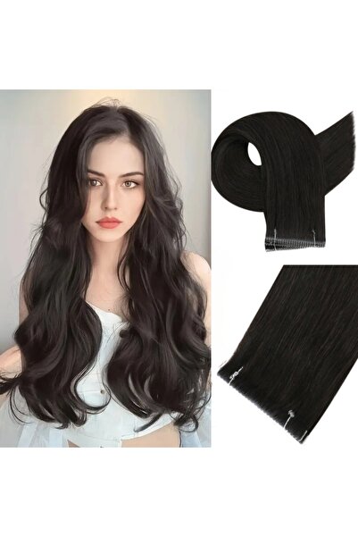 AKOLİFE Koyu Kestane 6 Parça Ekstra Yoğun Çıt Çıt Postiş Saç Set - Isıya Daya...