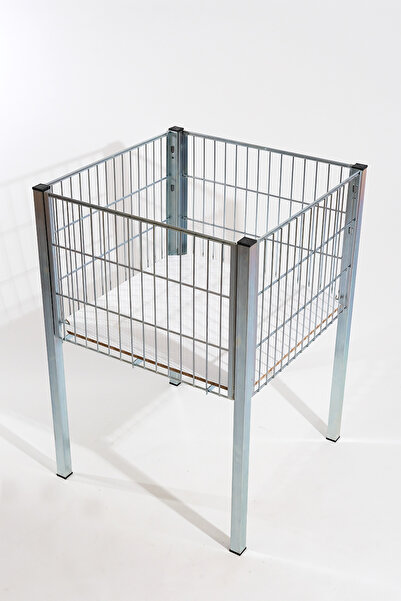 Rafiste سلة عرض المنتج بأرجل مقاس 60x85x60 سم