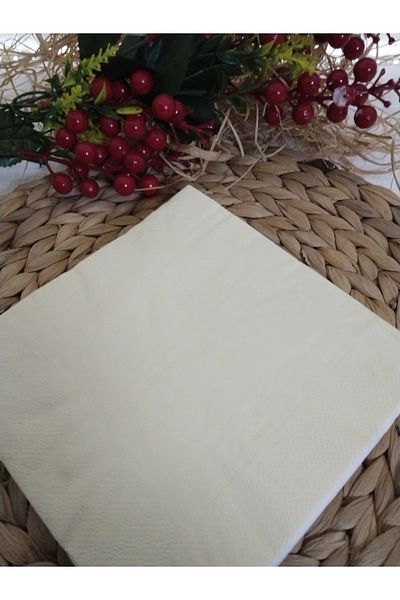 Deniz Party Store CREAM Paper Napkin 20 Pieces