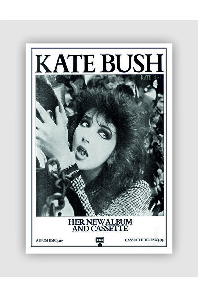 fırsatlar diyarı Kate Bush Her New Album And Cassette Punk Rock Metal Duvar P...