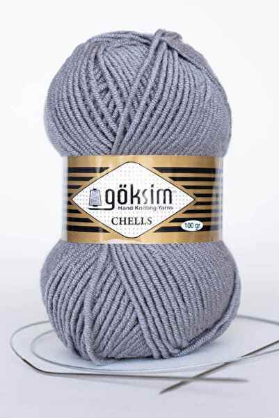 LaVita Yarn خيوط الحياكة اليدوية من تشيلز تاكا جارن (9801-K.Grey)