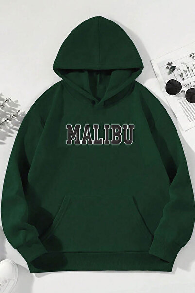 Medinenur Hanorac unisex cu imprimeu Malibu
