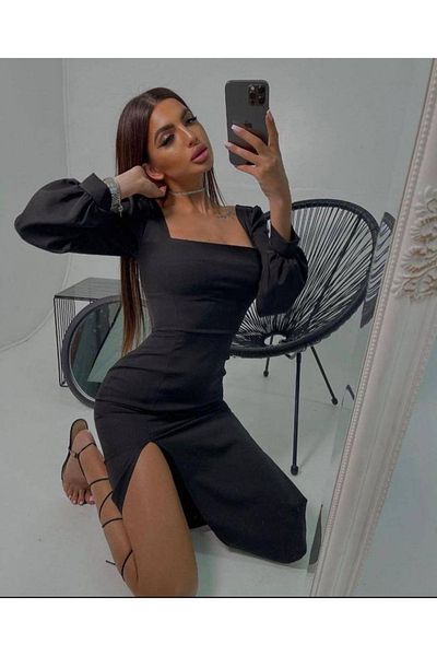 hipnoz butik γυναικείο φόρεμα μήκους midi