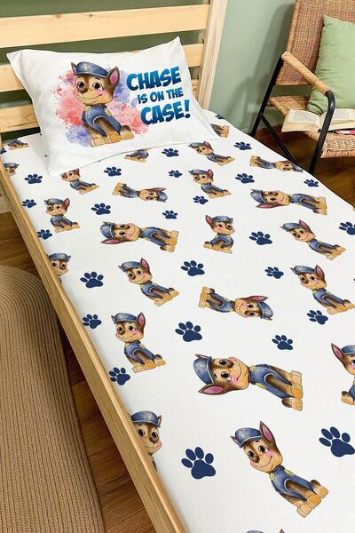 Tuğba Kuğu ملاءة جاهزة من الساتان القطني (120X200 20) غطاء وسادة (50X70) - سل...