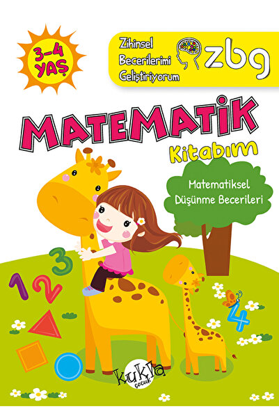 Kukla Yayınları أنا أقوم بتطوير كتاب الرياضيات الخاص بي للمهارات العقلية، 3-4...