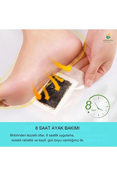Uniquem Ayak Detoks Lavanta Yağı Kinoki Detox Ayak Bandı Detox Foot Patch 10 ...