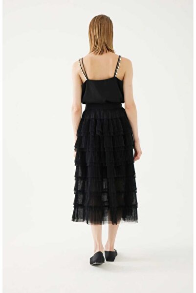 Exquise Black Tulle Tutu Skirt