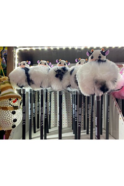 TAROS KIRTASİYE süslü inek başlıklı kursun kalem