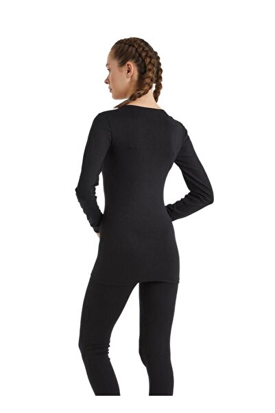 Blackspade V-Neck Long Sleeve Black Unisex Thermal Underwear C7T5N2O1