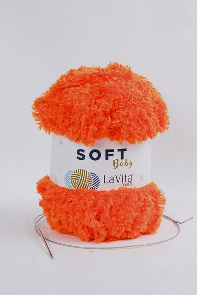 LaVita Yarn Πλεκτό χειρός Soft Baby Velvet Amigurumi - Ipi Taka Yarn (3112-Oranj)