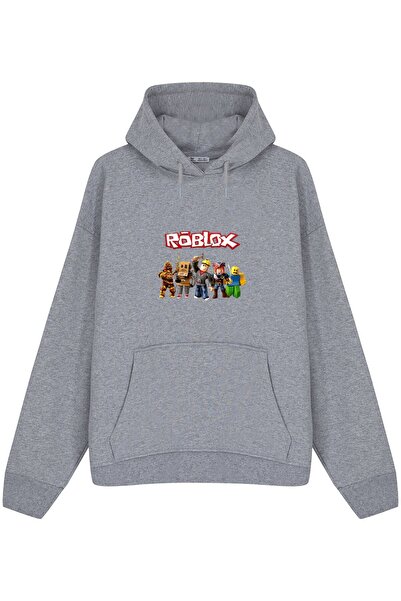 DOT Unisex Gray Hoodie Roblox the team Classic
