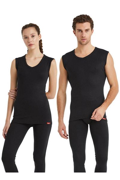 Blackspade Θερμικό εσώρουχο Unisex με λαιμόκοψη μαύρο C3T4N2O9