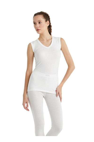 Blackspade Εσώρουχα Unisex Θερμικό εσώρουχο V λαιμού Λευκό C3T4N2O9