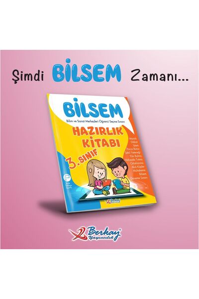 Berkay Yayıncılık 3.SINIF BİLSEM HAZIRLIK KİTABI