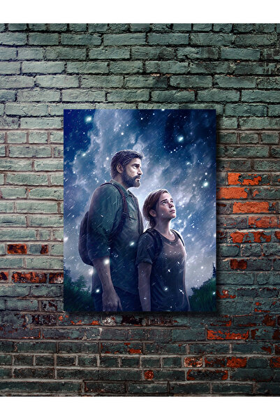 ZNC The Last Of Us Joel & Ellie Απαράμιλλο σχέδιο Αφίσες χαρακτήρων παιχνιδιώ...