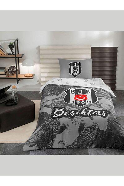 Taç Σετ Παπλωματοθήκης με άδεια Beşiktaş Eagle Μονό