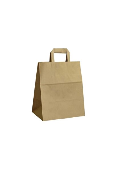 GİZPAK Kraft İçten Saplı Çanta 19x25x8cm 50 ADET