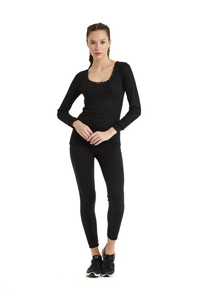Blackspade Manecă lungă pentru femei Level 1 Black Thermal C8T6N2O1