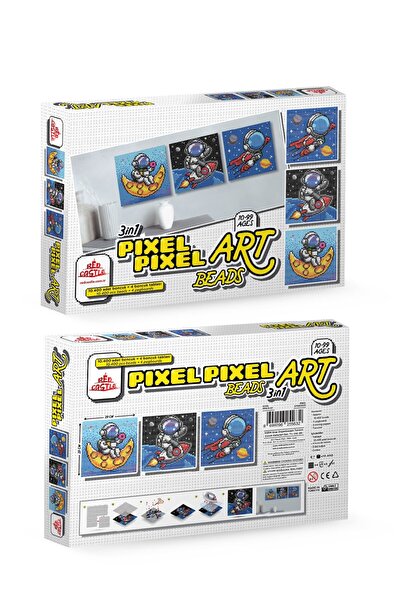 Pixel Pixel Set de activități cu mărgele pentru adulți (astronaut)-