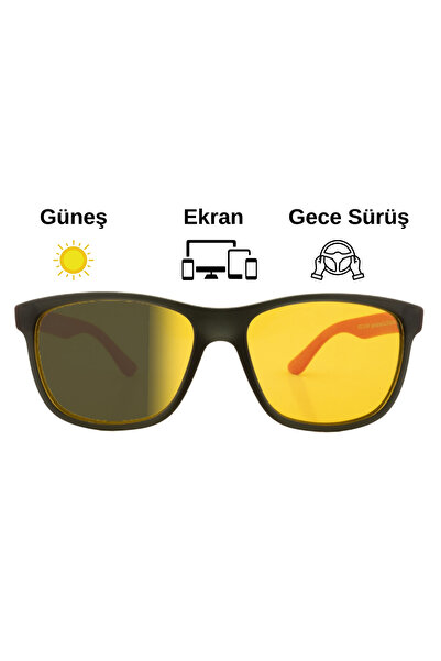 Focus On Antifar Photochromic 3in1 Glasses| Night Driving| Display| Sun| TS012