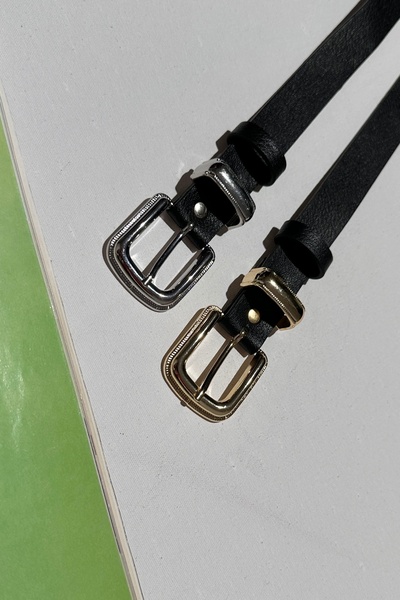 LİA KEMER 2 bucăți curea cu cataramă aurie/argintie, curea pentru talie, cure...