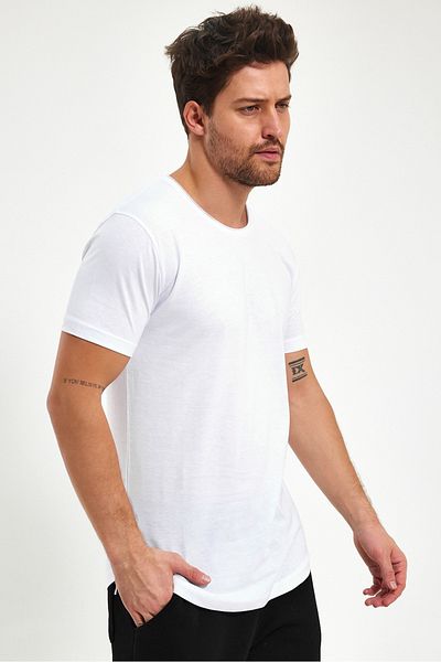 AMAZING CRASH Tricou cu mânecă scurtă, oval, de bază, cu decolteu rotund