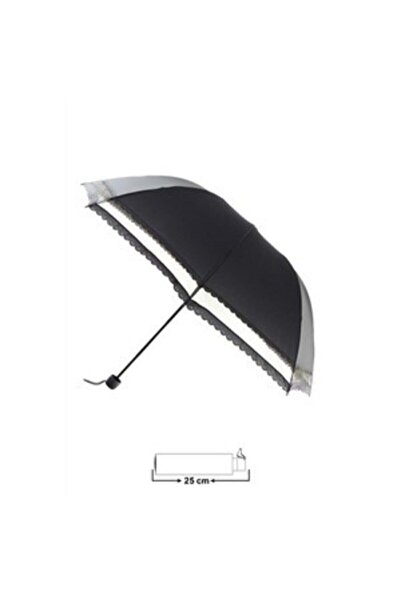 ELEVEN MARKETS Rüzgara Dayanıklı Fiber Gövdeli Kadın Şemsiyesi