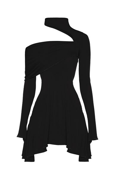 Gülşah Evecen Special Design Asymmetrical Dress