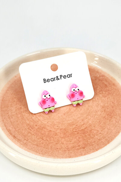 BearPear Deniz Yıldızı Patrick 2'li Genç ve Çocuk Küpesi